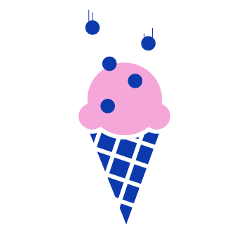 Ice cream topping icon